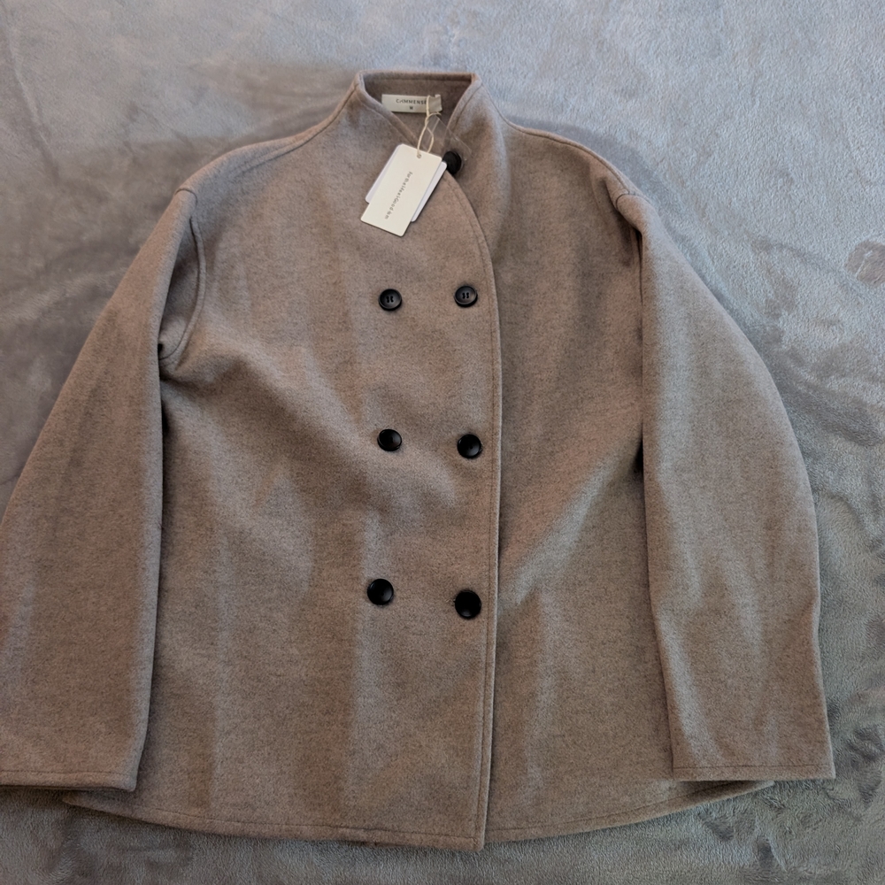 Commense Gray Pea Coat